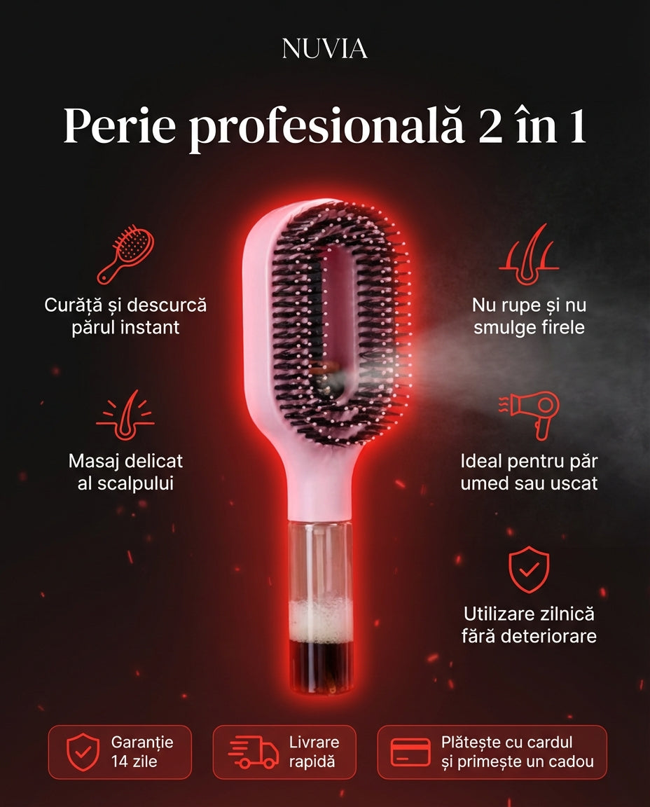 Perie Profesională 2 în 1 - Nuvia™